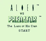 Alien vs Predator - The Last of His Clan